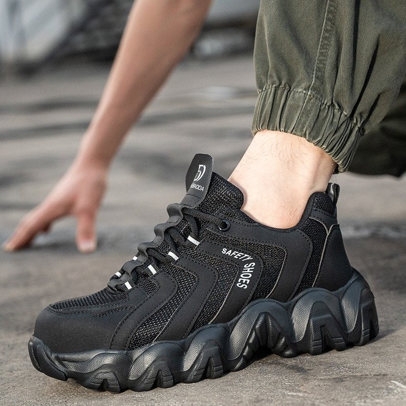 Unisex Orthopedic Shoes Indestructible Solid Sole Reflective Safety Sneakers