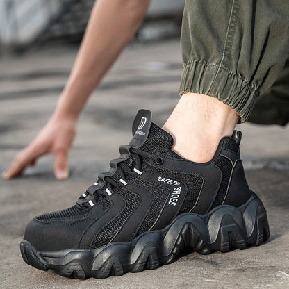 Unisex Orthopedic Shoes Indestructible Solid Sole Reflective Safety Sneakers