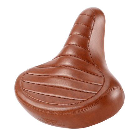 Comfortable Bike Seat for Long Rides and Outdoor Cycling - Oldie Bike Saddle  – Retro Leather Saddle – Waterproof bike Saddle