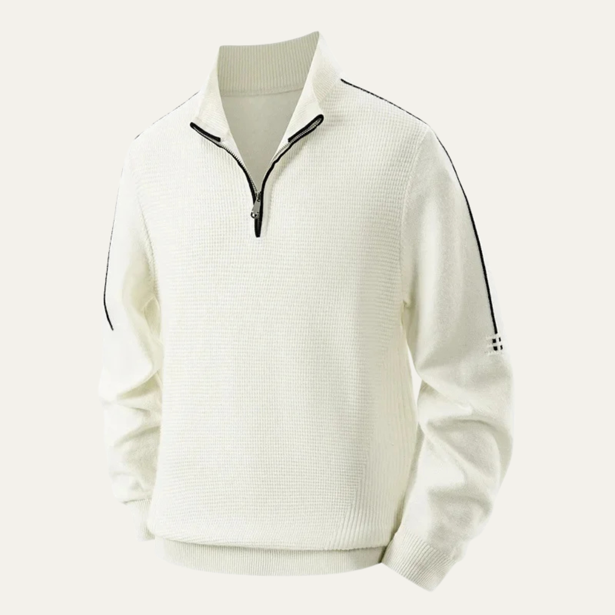 Warm Men's Thick Fleece Half Zip Jumper Sweatshirt - OutfitLondon