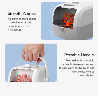 High Power Bubble Machine Automatic For Kids Parties