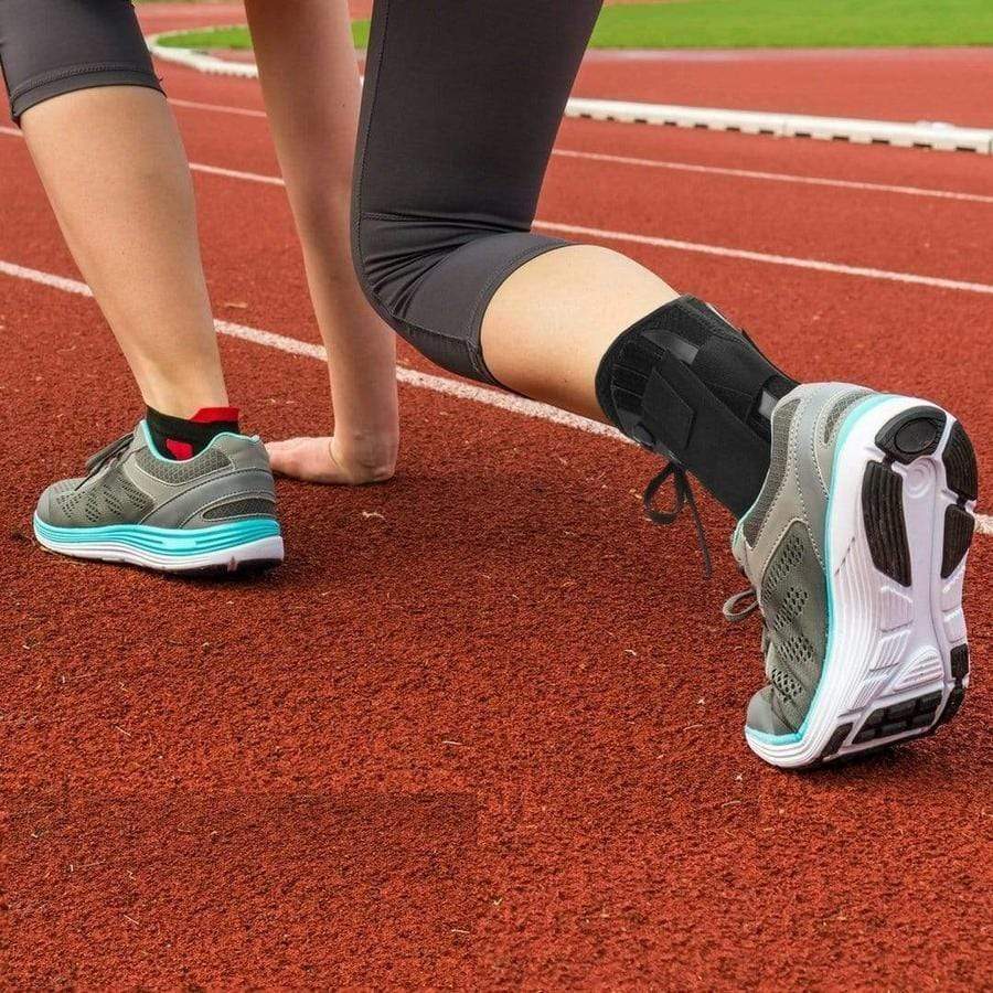Reinforced Ankle Brace - Lace Up With Stabilizer Straps