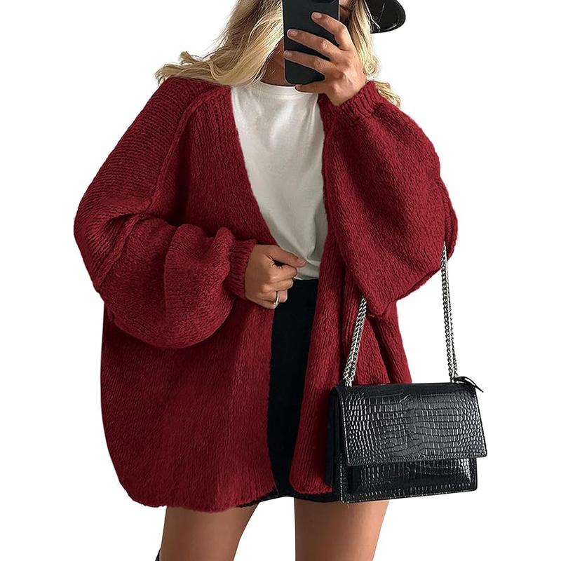 Women's Cozy Large Fit Fall Knit Sweater Cardigan