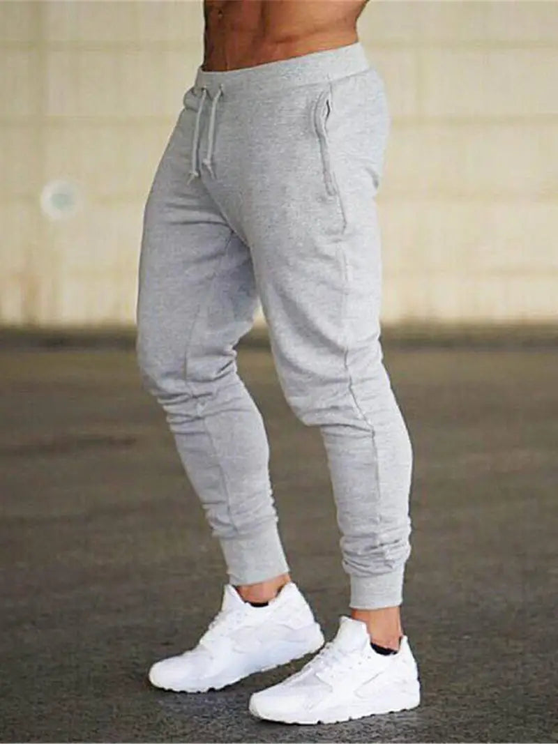 Men's Comfortable Casual Jogger Pants with Stretch Waist - OutfitLondon