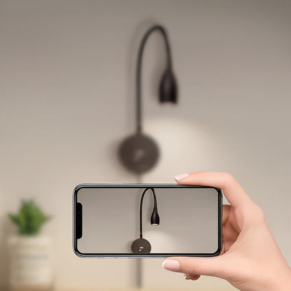 Stylish Flexible Wall Reading Lamp with Dimmable Touch Control