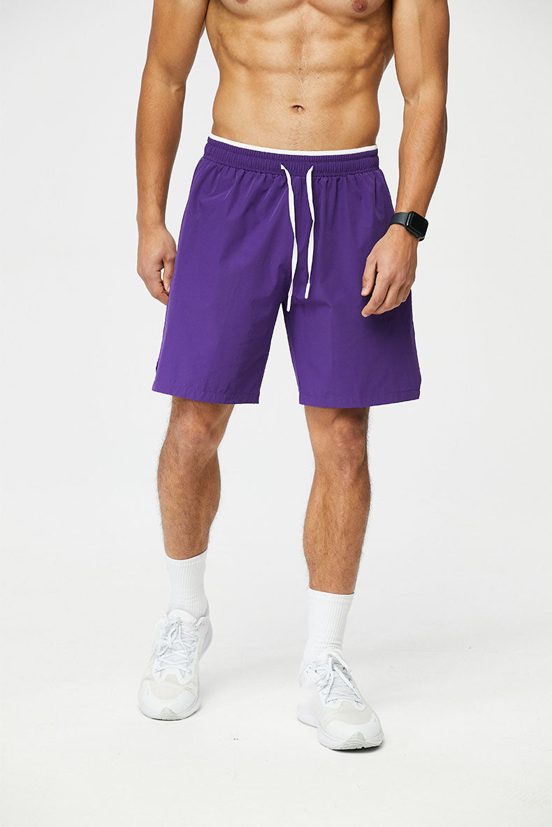 Solid Color Basic Casual Shorts