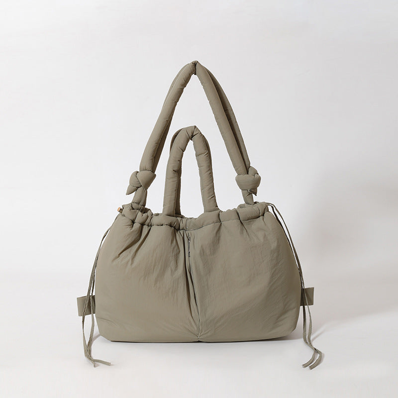 Vegan Leather Tote Shoulder Bag