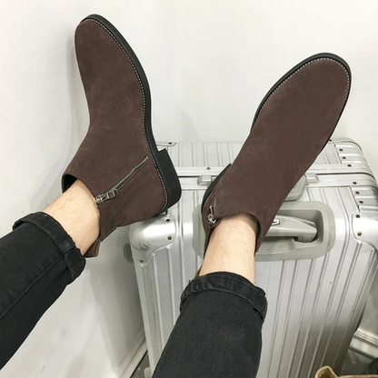 Authentic Leather Men's Chelsea Ankle Boots