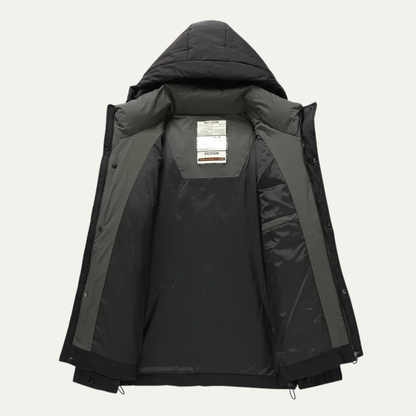 Warm Men's Insulated Down Filled Parka Winter Coat