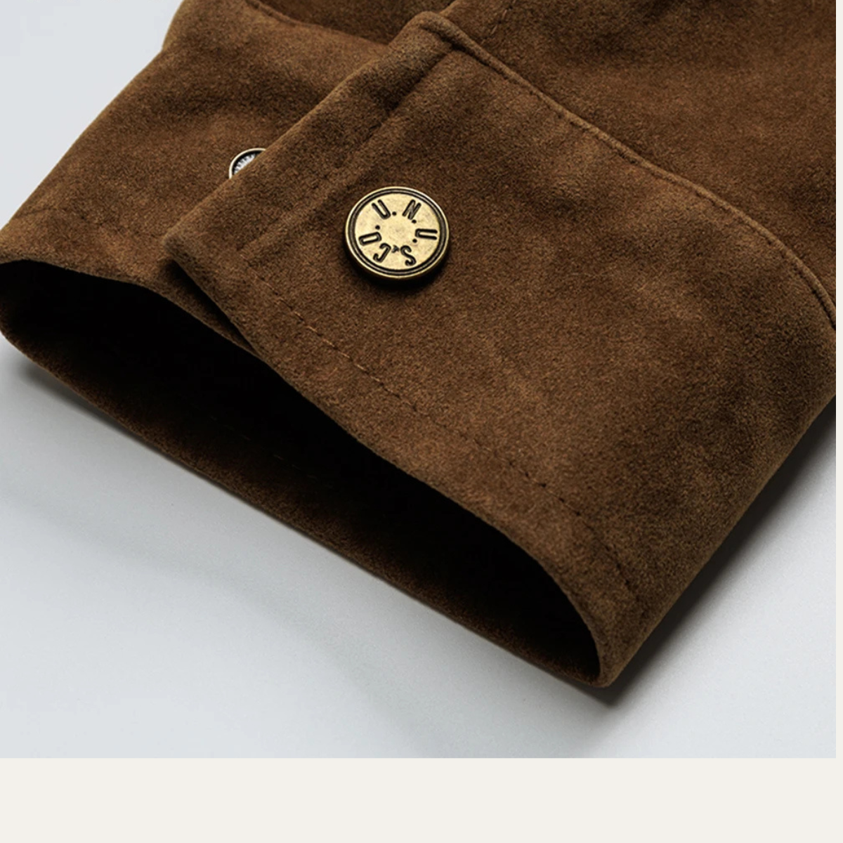 Classic Men's Vintage Suede Bomber Jacket