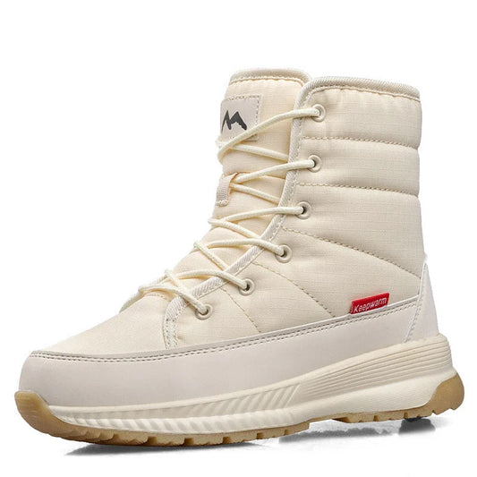 Warm Insulated Snow Boots with Laces - OutfitLondon