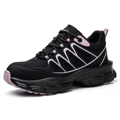 Women's Work Shoes with Steel Toe Cap Safety Sneakers