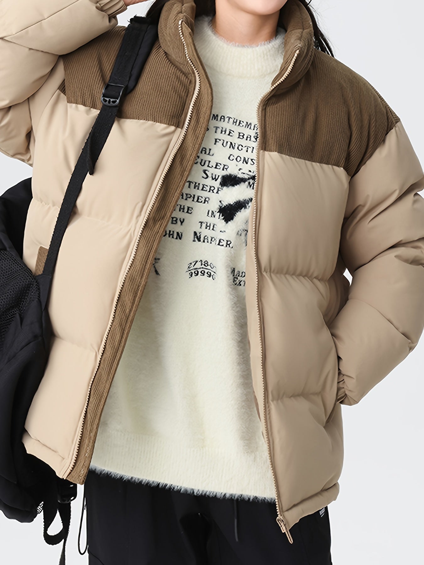 Warm Waterproof Men's Parka Coat with Hood and Zip Pockets - OutfitLondon