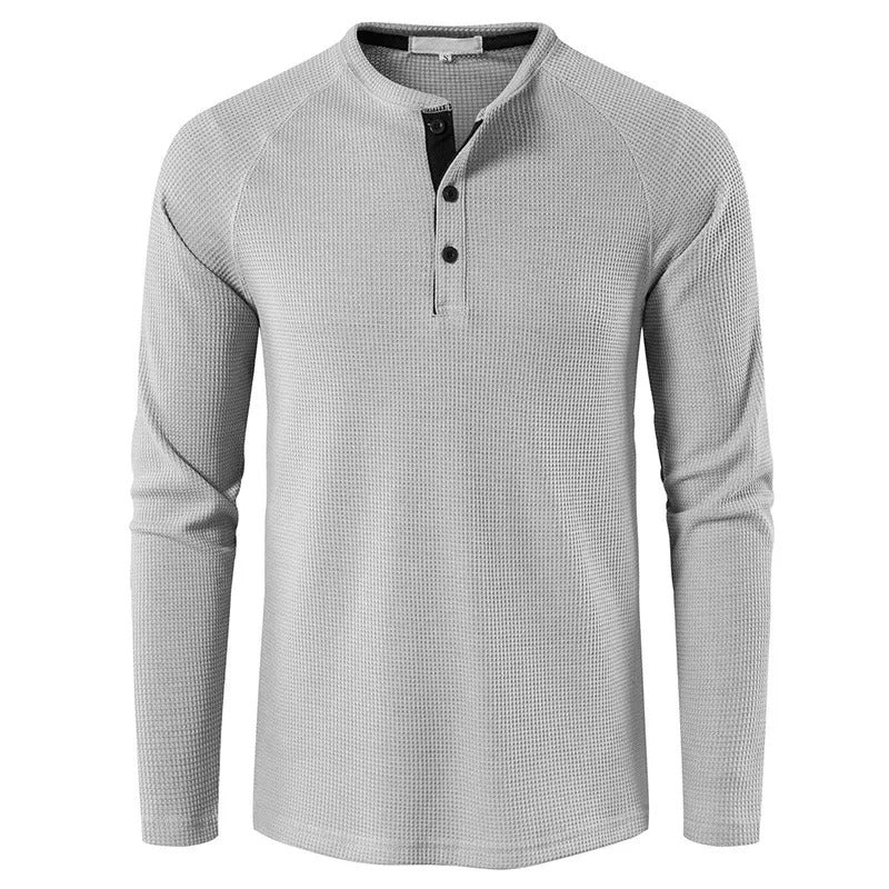 Traditional Comfortable Henley Shirt - OutfitLondon