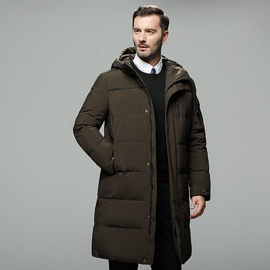 Men's Classic Long Down Puffer Jacket