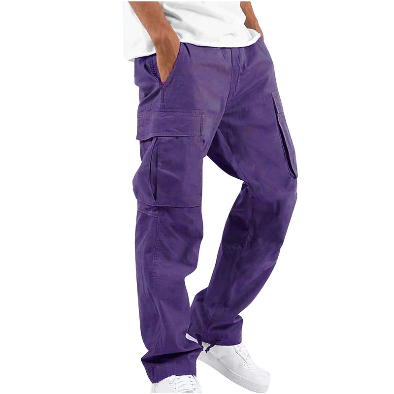 Men's Multi Pocket Cargo Tactical Work Pants