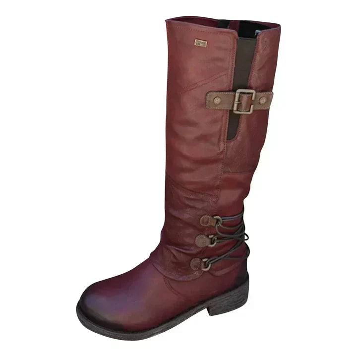 Tall Faux Fur Insulated Snow Boots