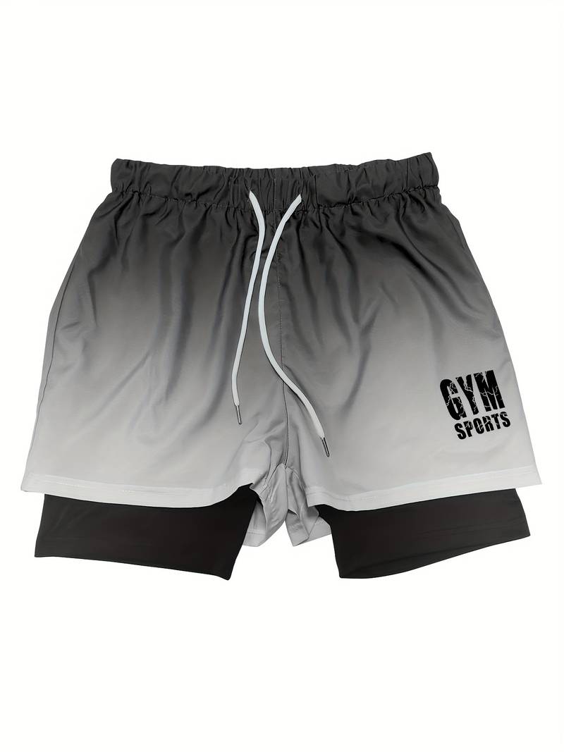 Men's Dual Layer Reversible Ombre Shorts