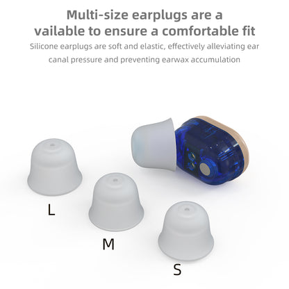 1 Pair Rechargeable Hearing Aid Digital Rechargeable Invisible Sounds Amplifier