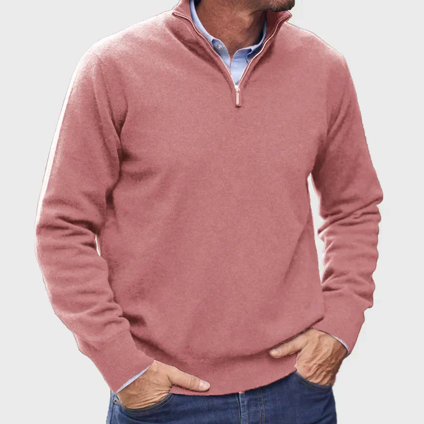 Warm Crew Neck Ribbed Sweatshirt Jumper