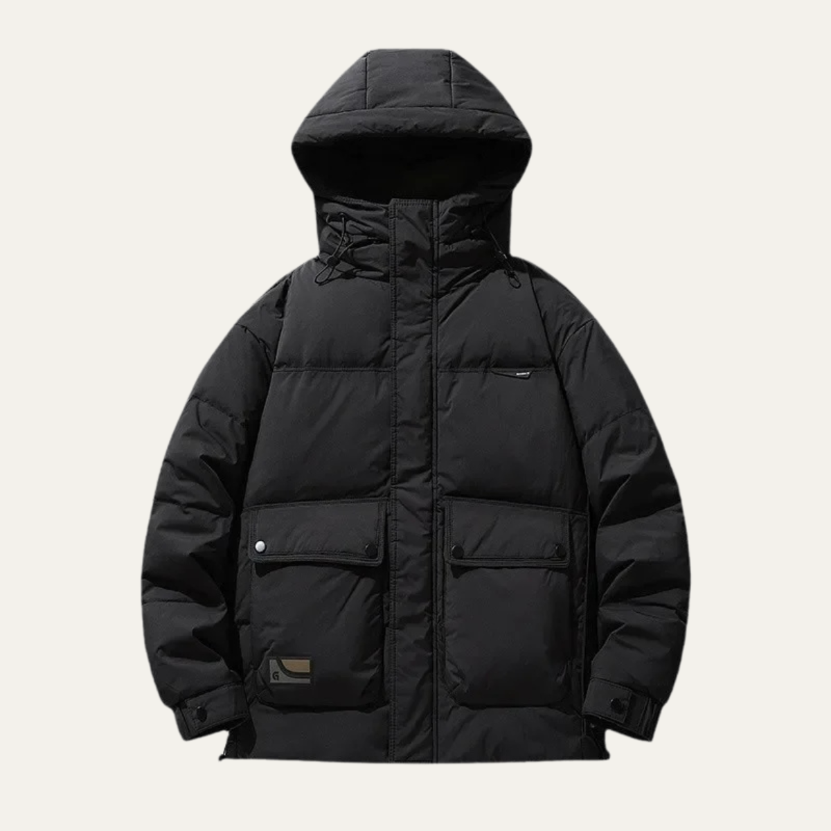 Warm Men's Insulated Down Filled Parka Winter Coat