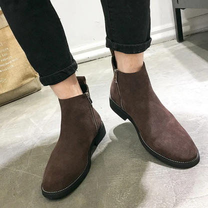 Authentic Leather Men's Chelsea Ankle Boots
