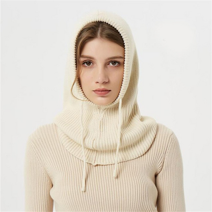 Warm Winter Beanie Hood with Thermal Insulation