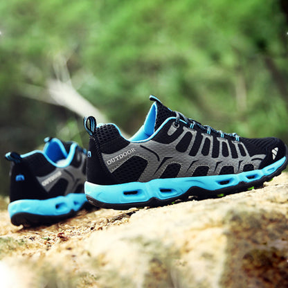 Unisex -New Mesh Lace Up Outdoor Hiking Sneakers