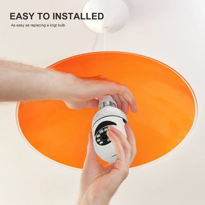 Safe Cam 360 Lightbulb Camera - Top-Rated Lightbulb Security Camera