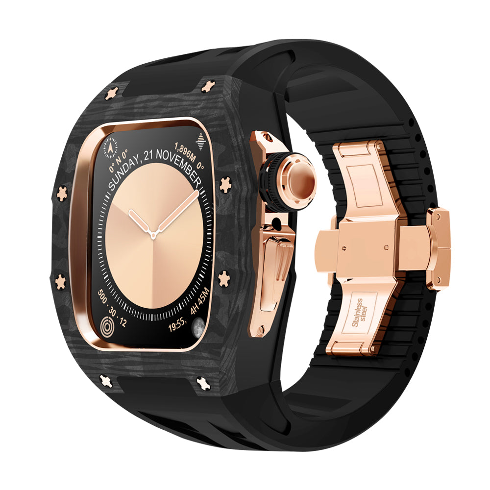Luxury Apple Watch Carbon Case Upgrade Accessory