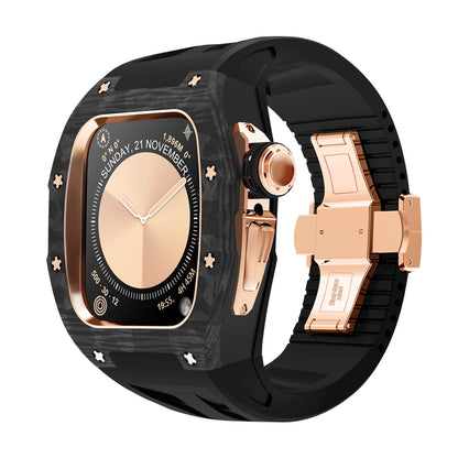 Luxury Apple Watch Carbon Case Upgrade Accessory