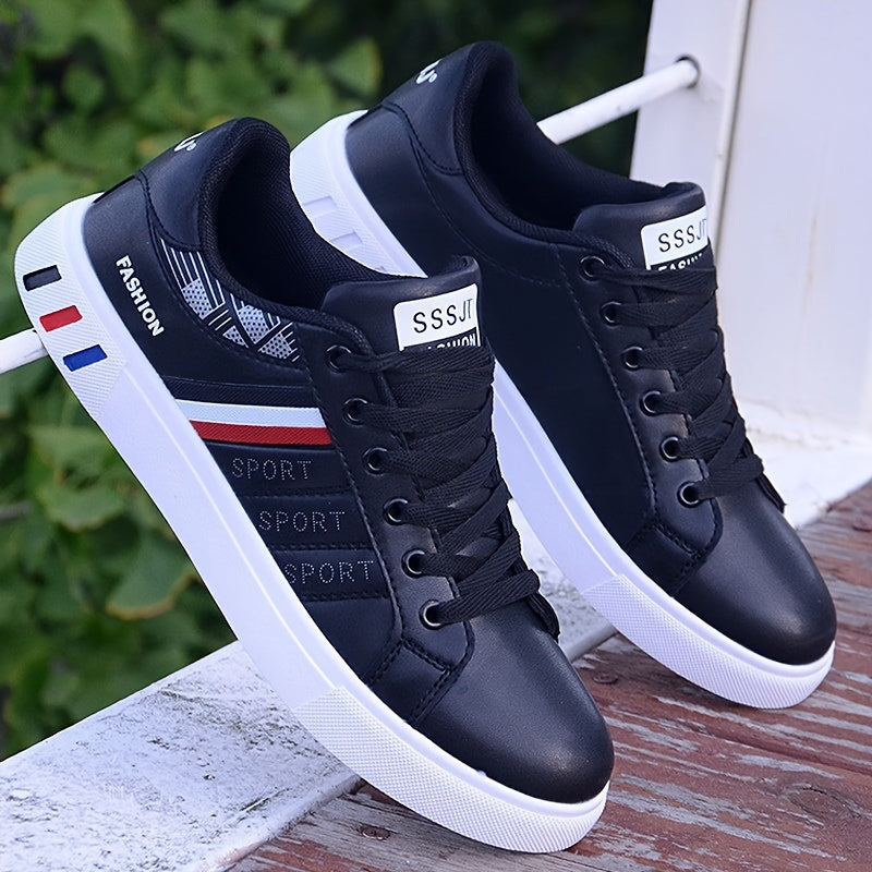 Comfortable Breathable Mens Running Shoes With Bright Stripes