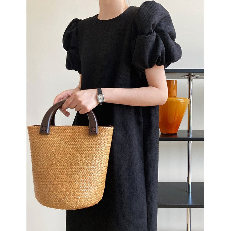 Elegant Women's Puff Sleeve Sundress
