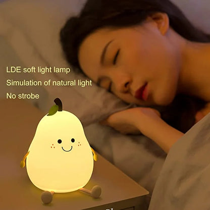 Cute Pear Night Light Lamp