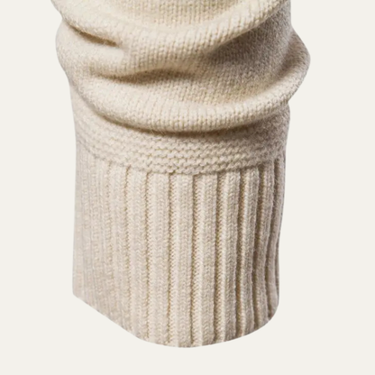 Men's Fitted Chunky Crew Neck Sweater