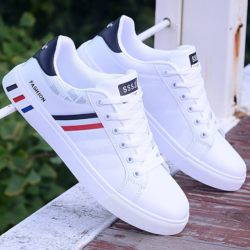 Comfortable Breathable Mens Running Shoes With Bright Stripes - OutfitLondon