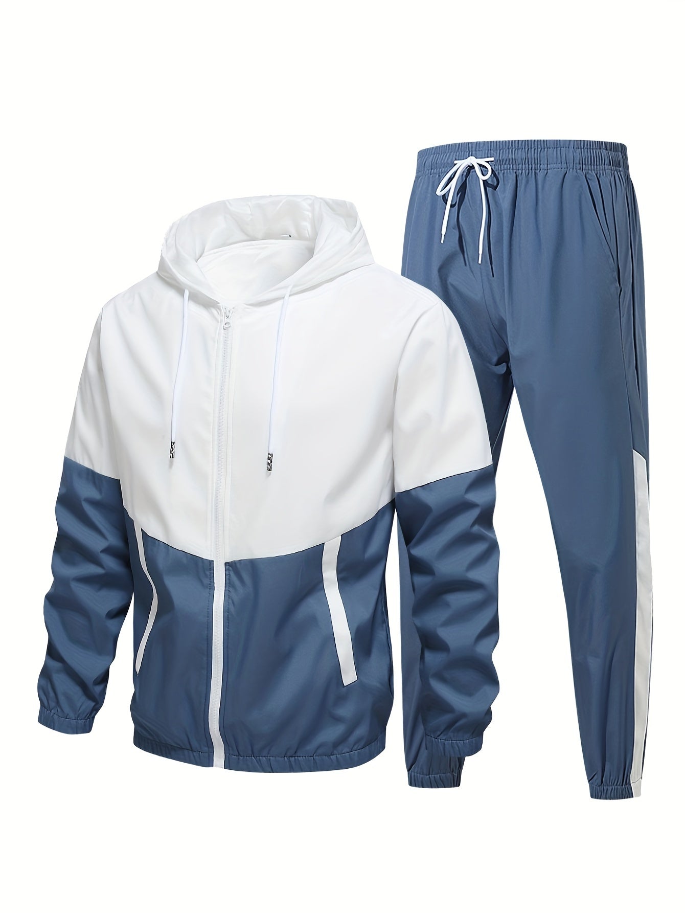 Comfortable Mens Track Suit with Zip Up Jacket