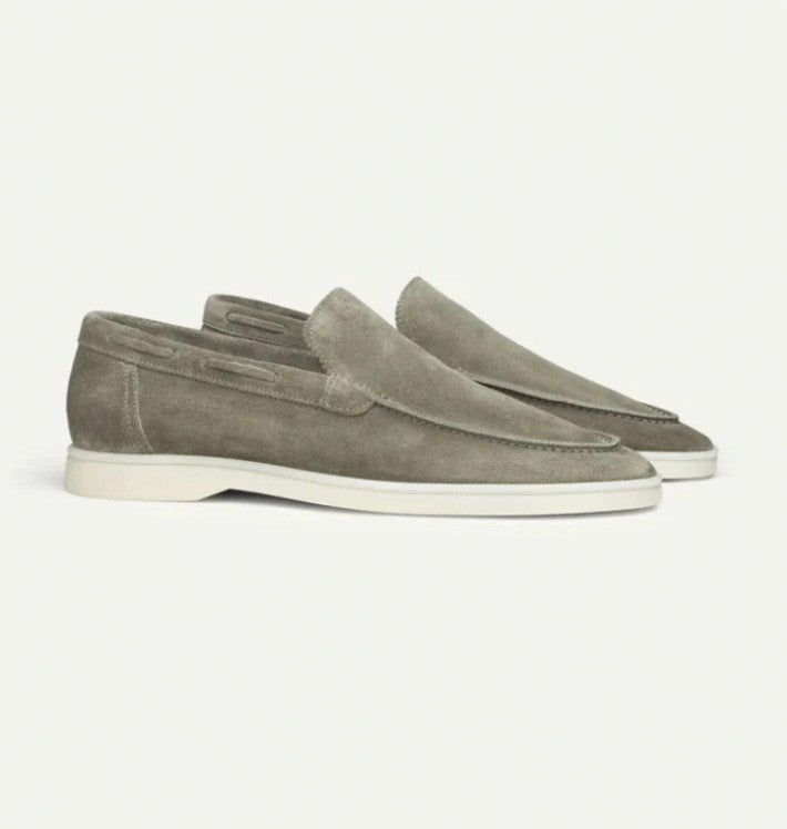 Soft Leather Slip On Shoes