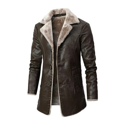 Insulated Mens Fleece Parka Coat