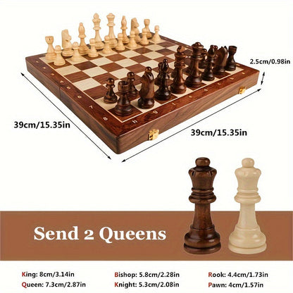 Premium Wood Chess Board Game Set