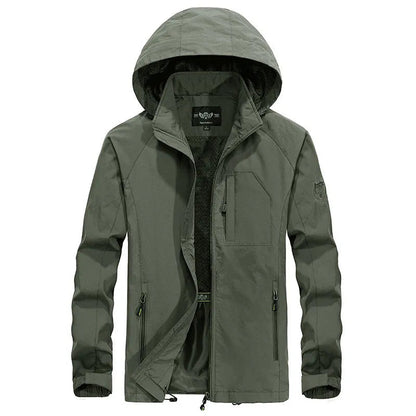 Waterproof Hiking Jacket with Removable Hood - OutfitLondon