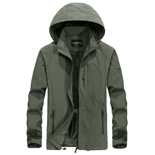 Waterproof Hiking Jacket with Removable Hood - OutfitLondon