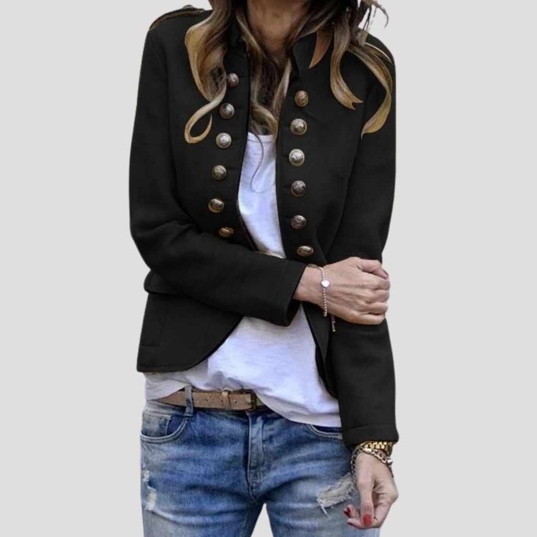 Vintage Military Style Ladies Jacket