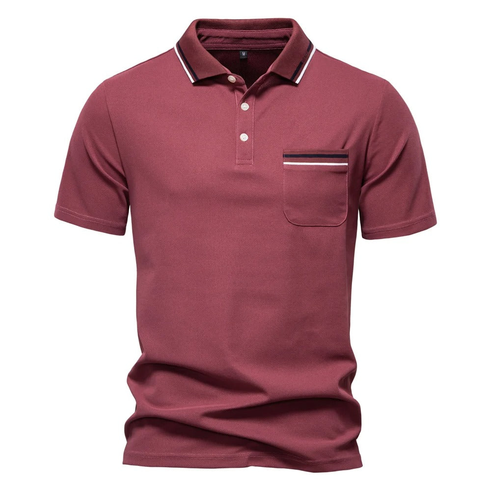 Timeless Polo Shirt with Chest Pocket