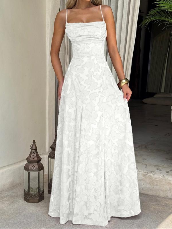 Beautiful Lace Backless Evening Gown for Women