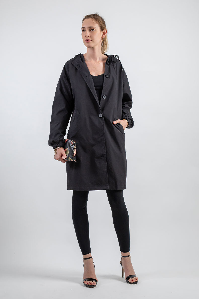 Waterproof Ladies Rain Coat with Hood