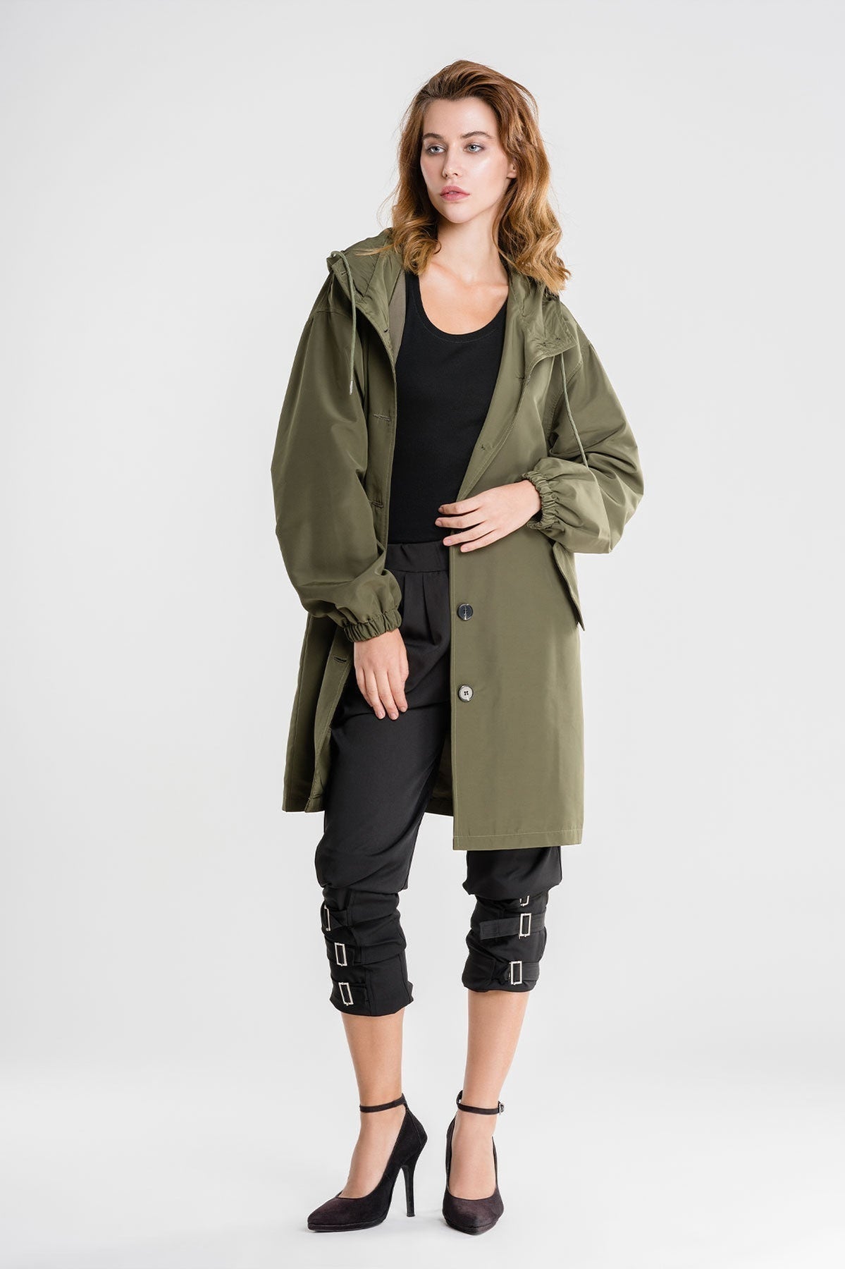 Waterproof Ladies Rain Coat with Hood