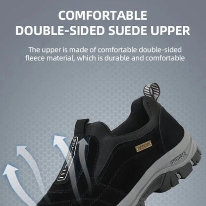 Orthopedic Men Shoes Arch Support Wide Toebox AntiSkid Walking Outdoor
