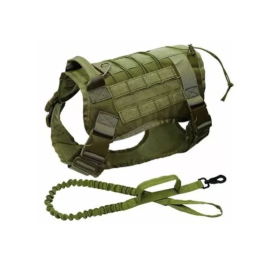 Military No-Pull Tactical Dog Harness Vest