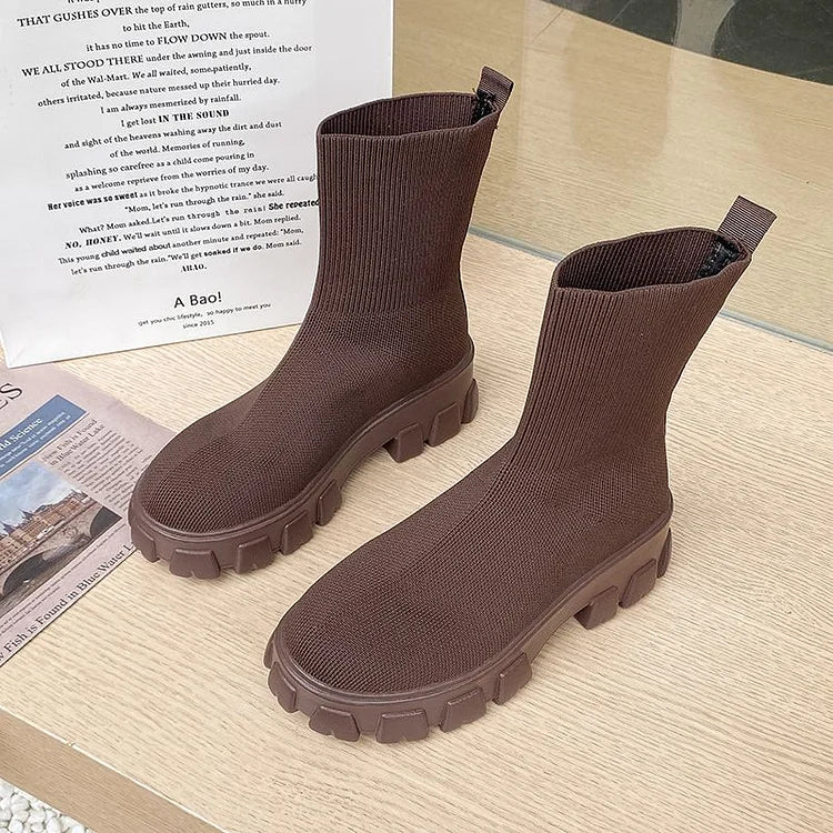 Cozy Cable Knit Ankle Boot Socks